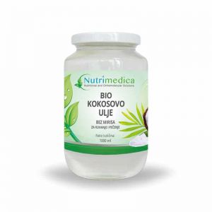 BIO KOKOSOVO ULJE BEZ MIRISA 1000 ml (staklena ambalaža) Cijena