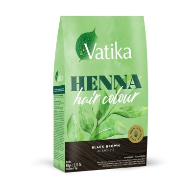 Crno – smeđa Boja za kosu na bazi kane
