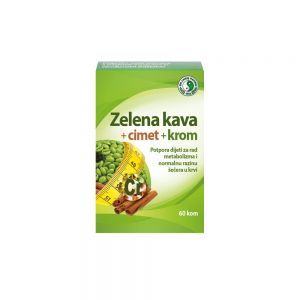 ZELENA KAVA + CIMET + KROM, 60 KAPSULA Cijena